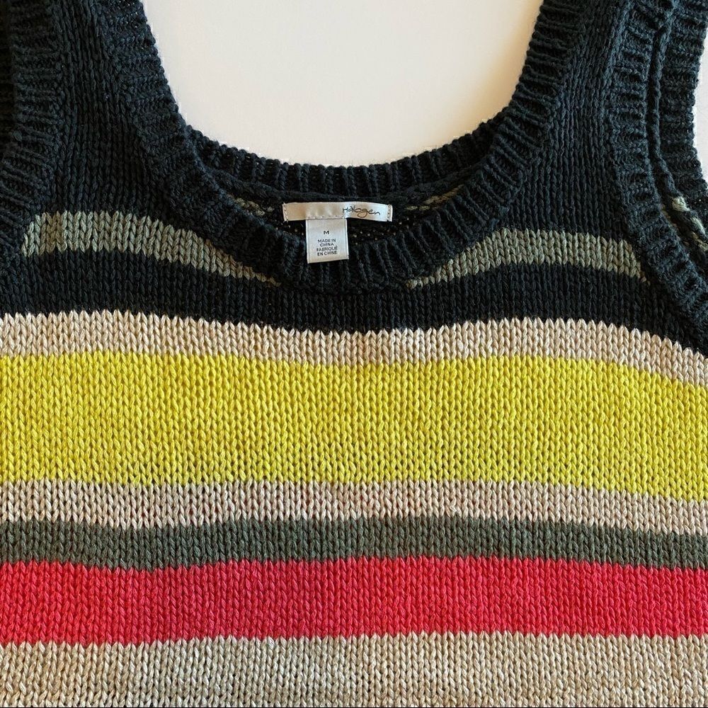 Halogen Multicolor Tank Top Sweater Size M - Picture 3 of 8